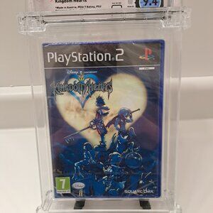 Kingdom Hearts PlayStation 2 PS2 New Sealed WATA 9.4 Black Label
